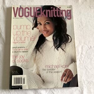 VOGUE Knitting International Knit Patterns Magazine Kristin Nicholas Fancy Socks